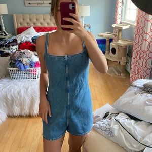Zara denim romper